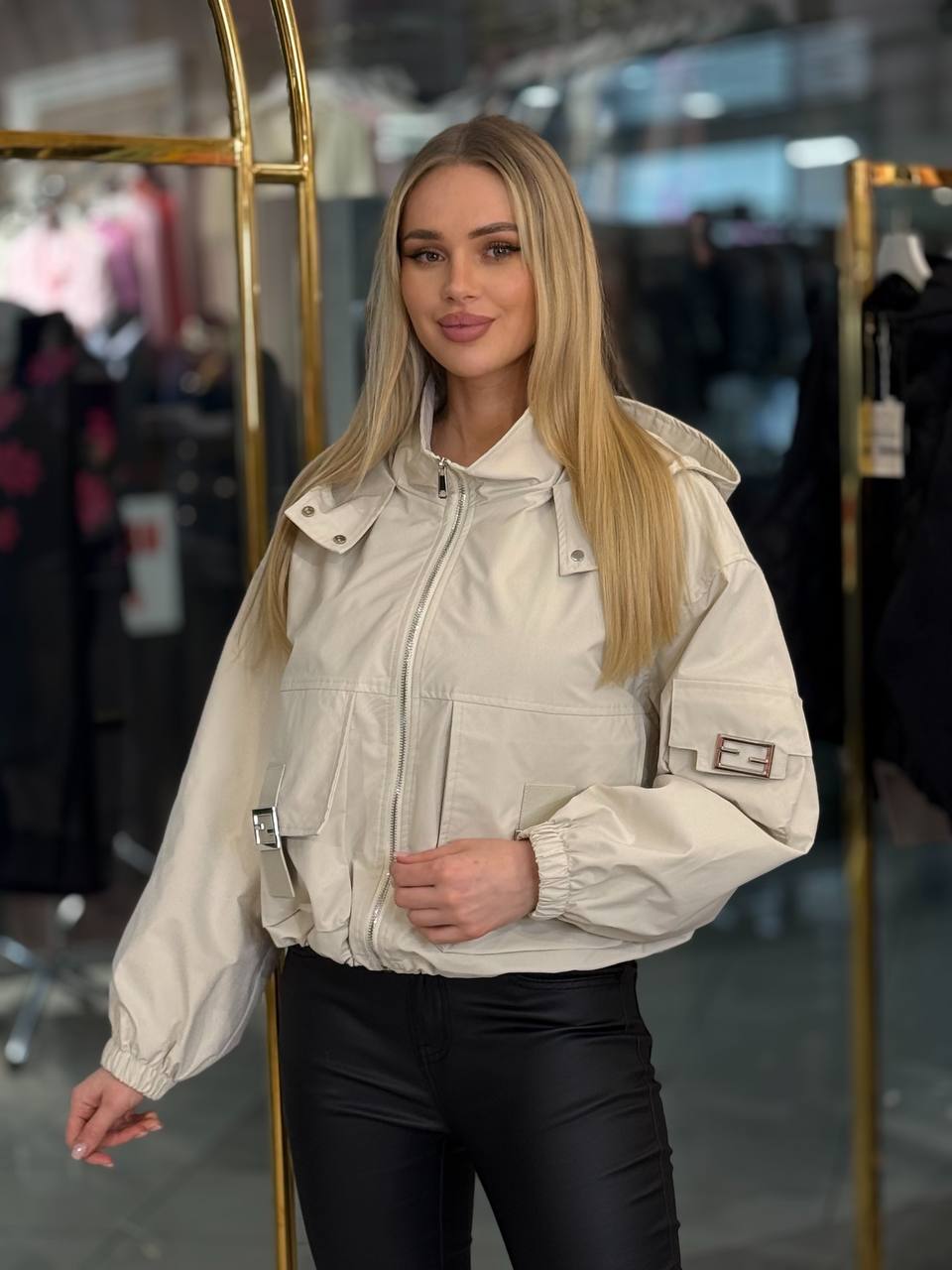 Chaqueta cortavientos impermeable