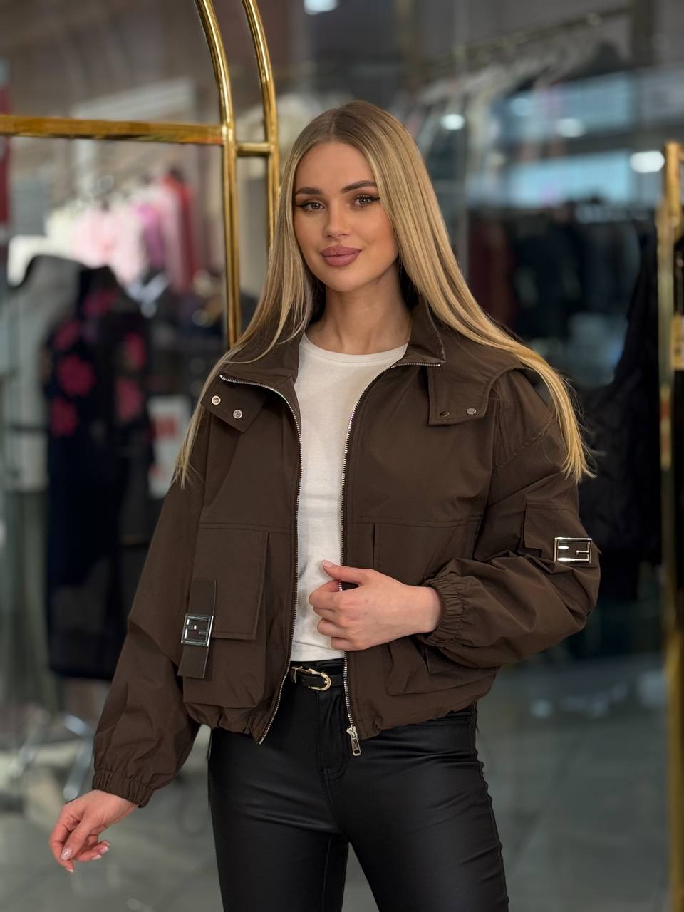 Chaqueta cortavientos impermeable