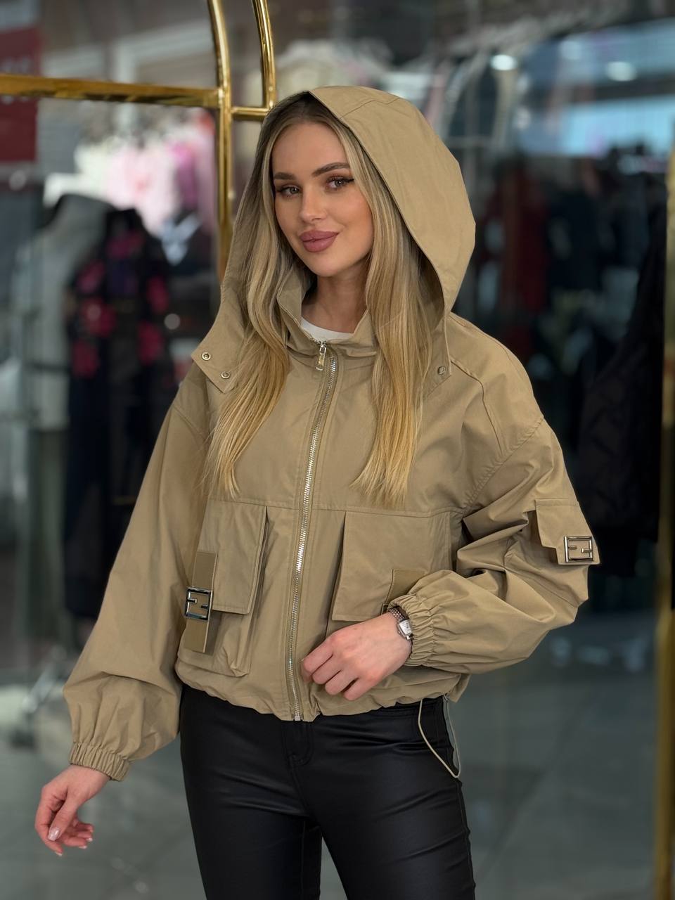 Chaqueta cortavientos impermeable