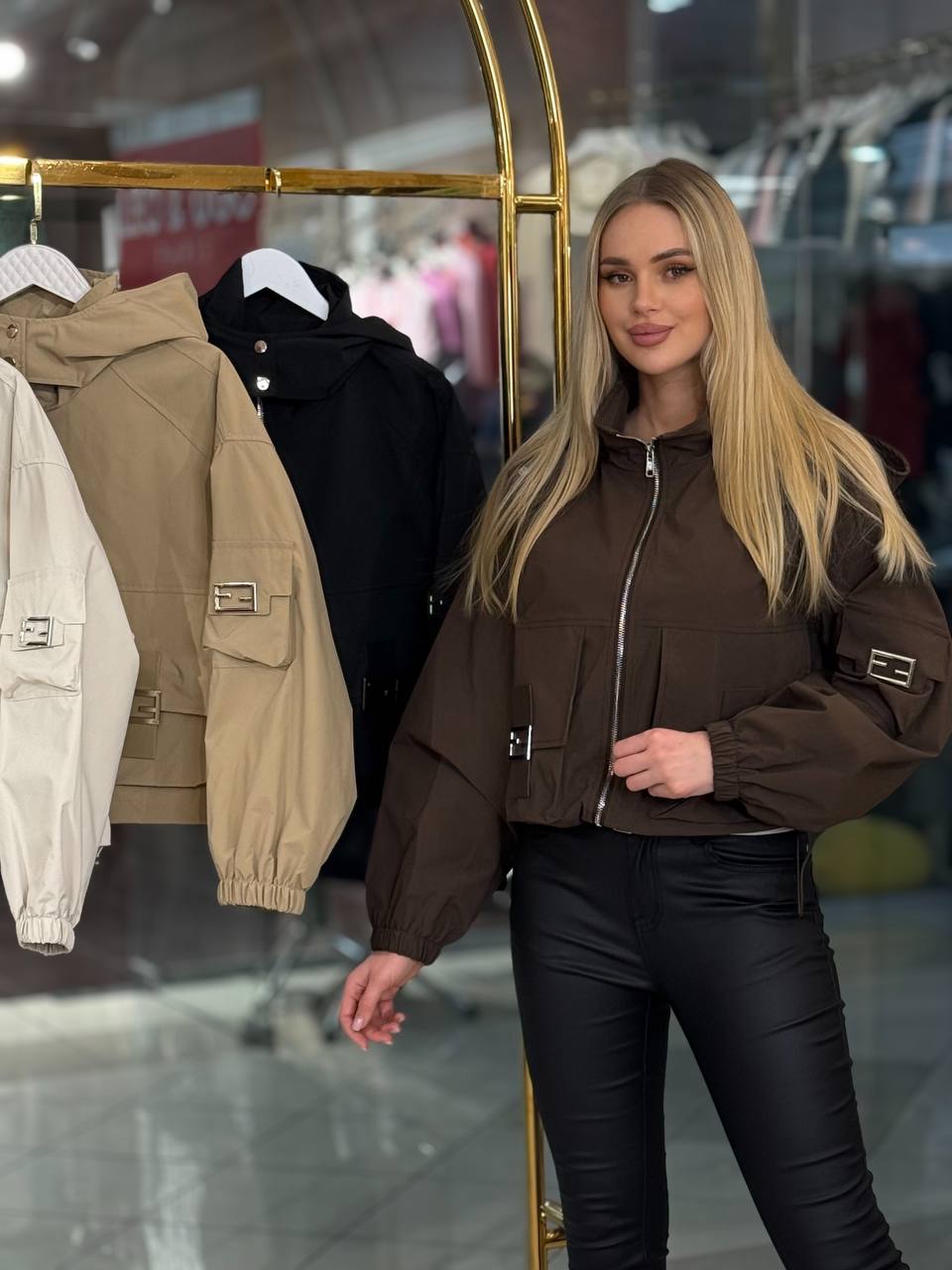 Chaqueta cortavientos impermeable