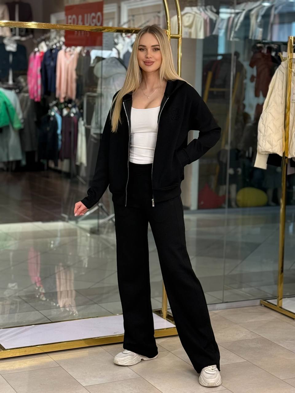 Conjunto de dos piezas con cierre