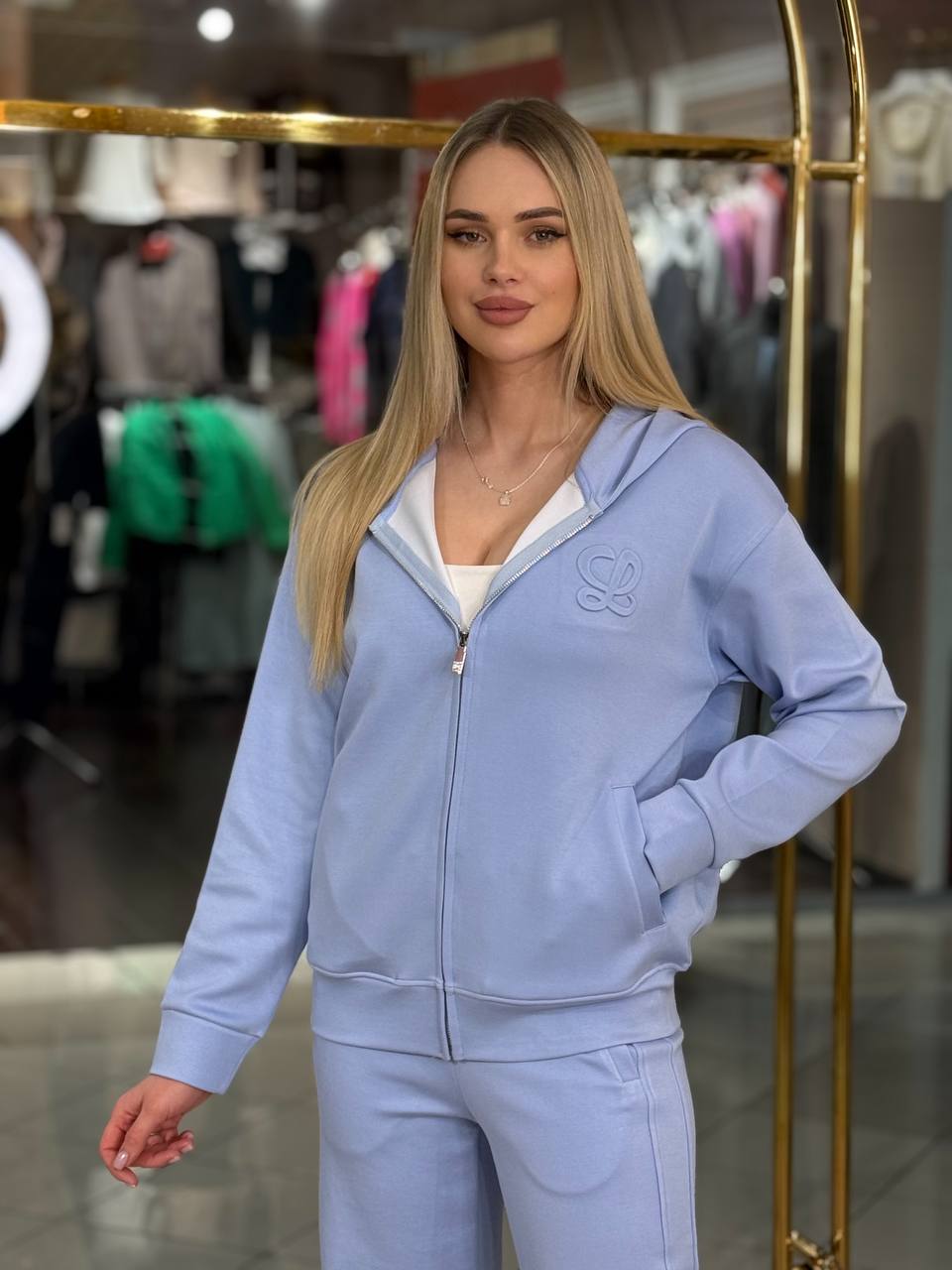 Conjunto de dos piezas con cierre