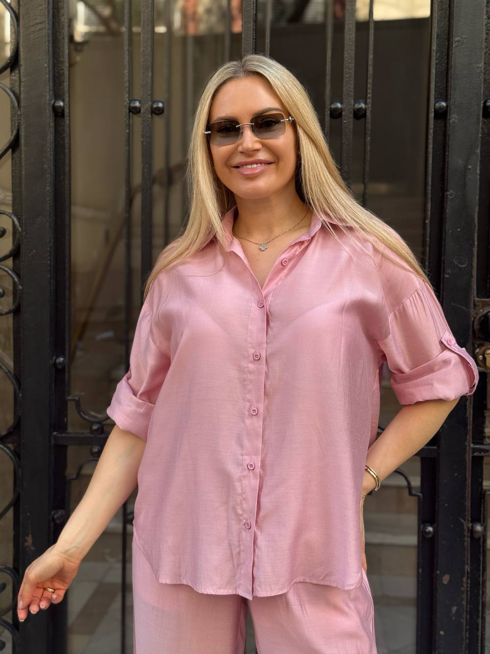 Conjunto espalda con lazo.