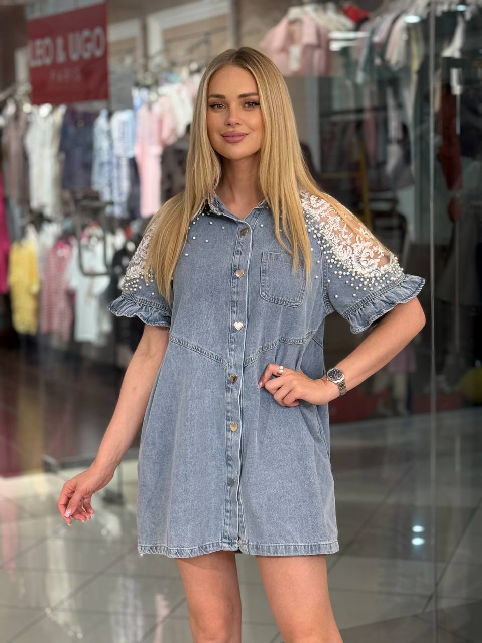 Vestido Denim Chic.