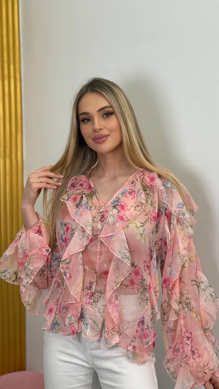 Blusa floral.