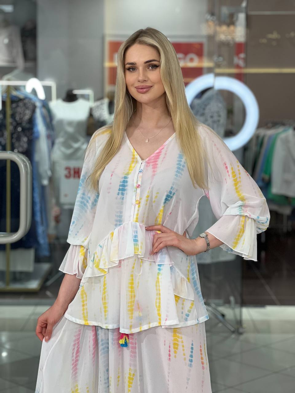 Vestido playero ligero.